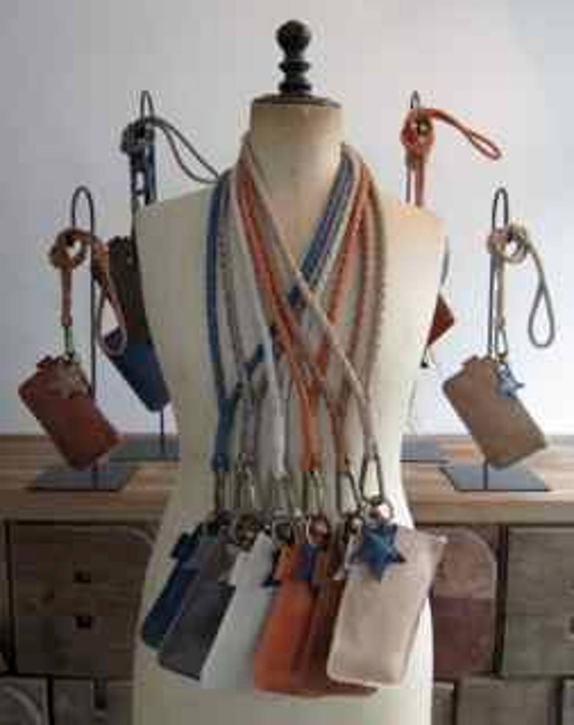 Nieuw: Stylish handgemaakte stoere leren keykoord bags