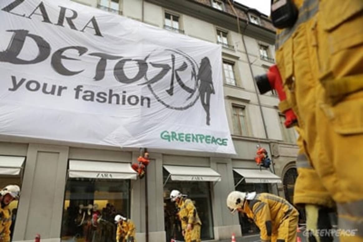 Zara se une a campaña Detox según Greenpeace