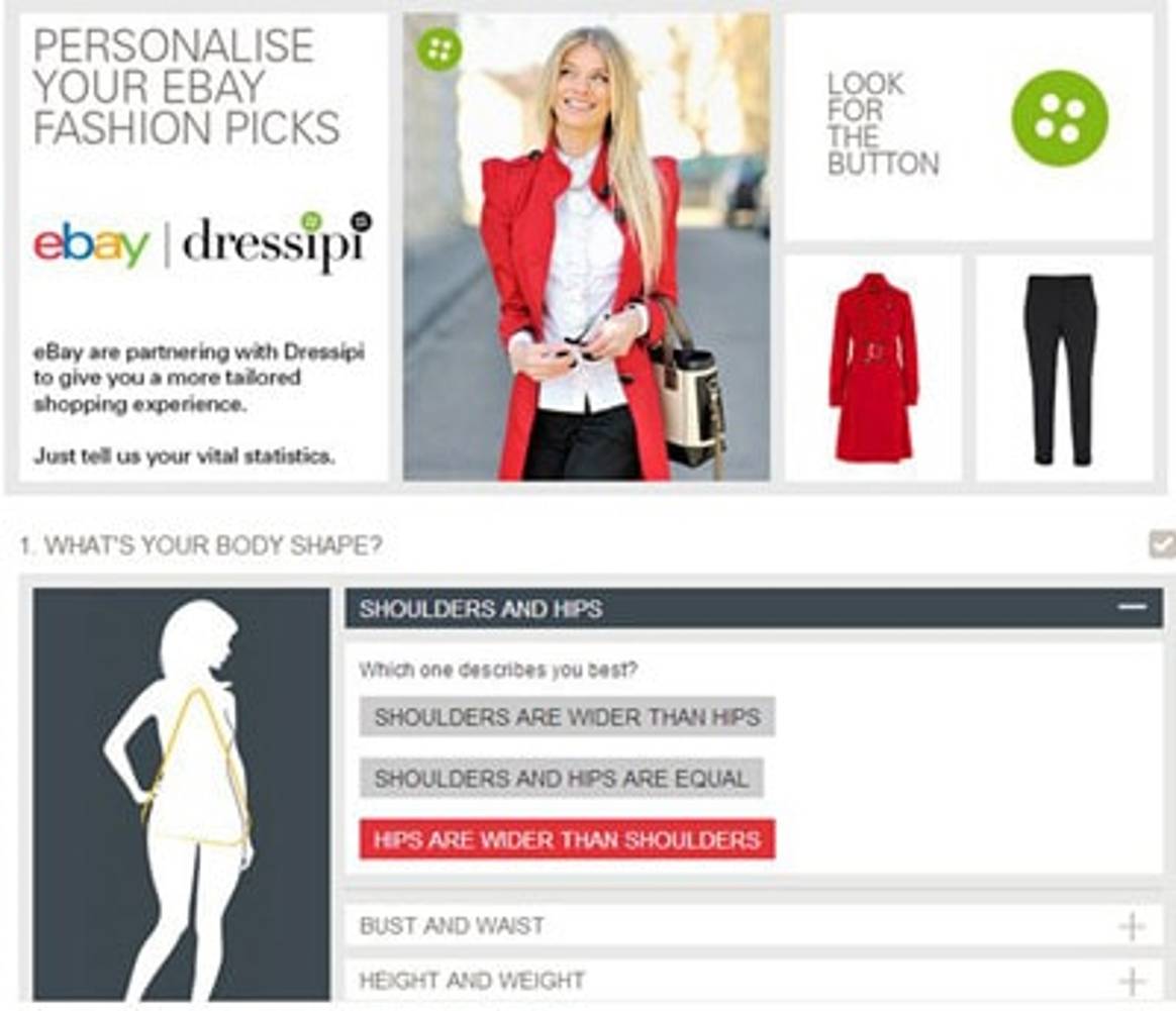 eBay pilots fashion personalisation service