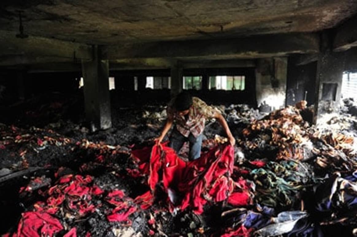 Nouvel incendie dans une usine du Bangladesh