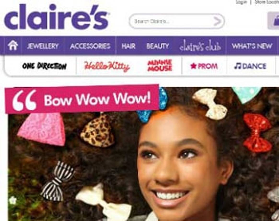 Claire’s launches first e-commerce site in Europe