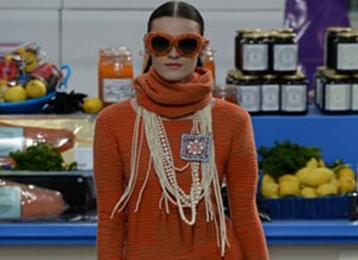 Chanel goes supermarket chic