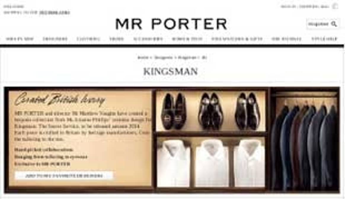 Kingsman label to launch on Mr Porter