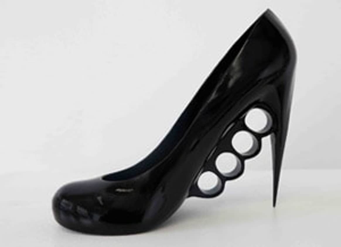 Les sculptures de chaussures Melissa