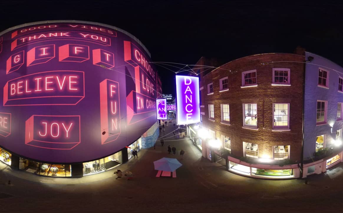 Carnaby launches 360-degree Christmas lights virtual tour