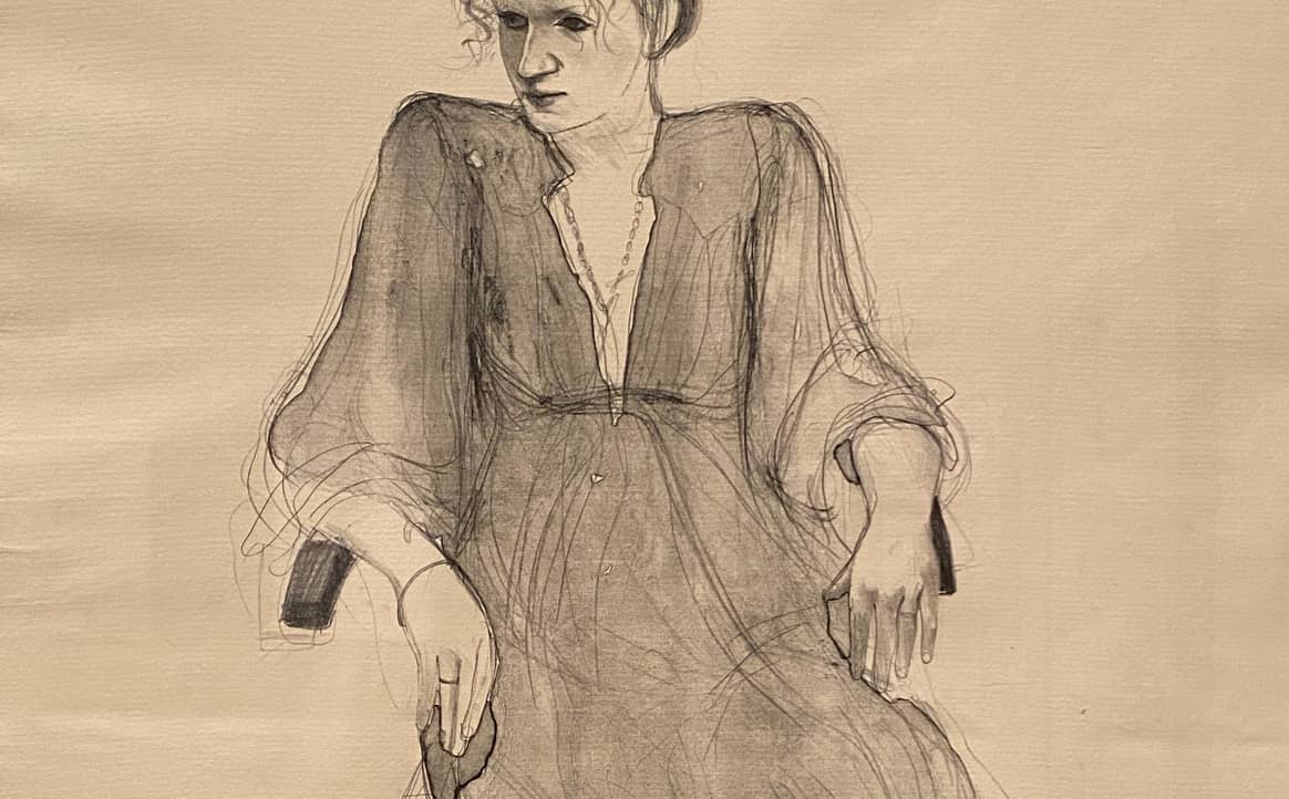 Celia Birtwell by David Hockney