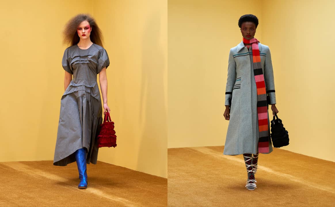 LFW AW21: Molly Goddard balances tulle with practical sensibilities