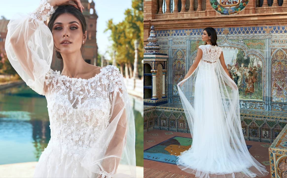 Marchesa and Pronovias Collaborate on a Greek Goddess-Inspired