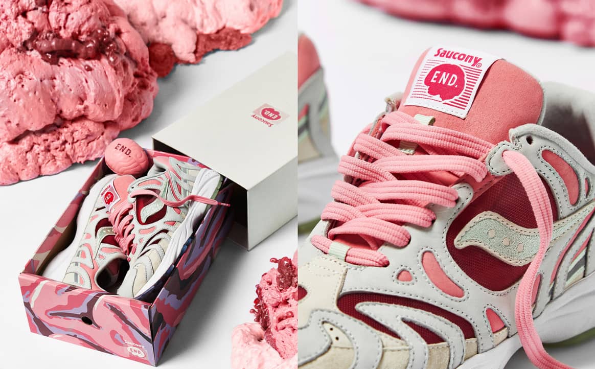End teams up with Saucony for brain-inspired sneakers