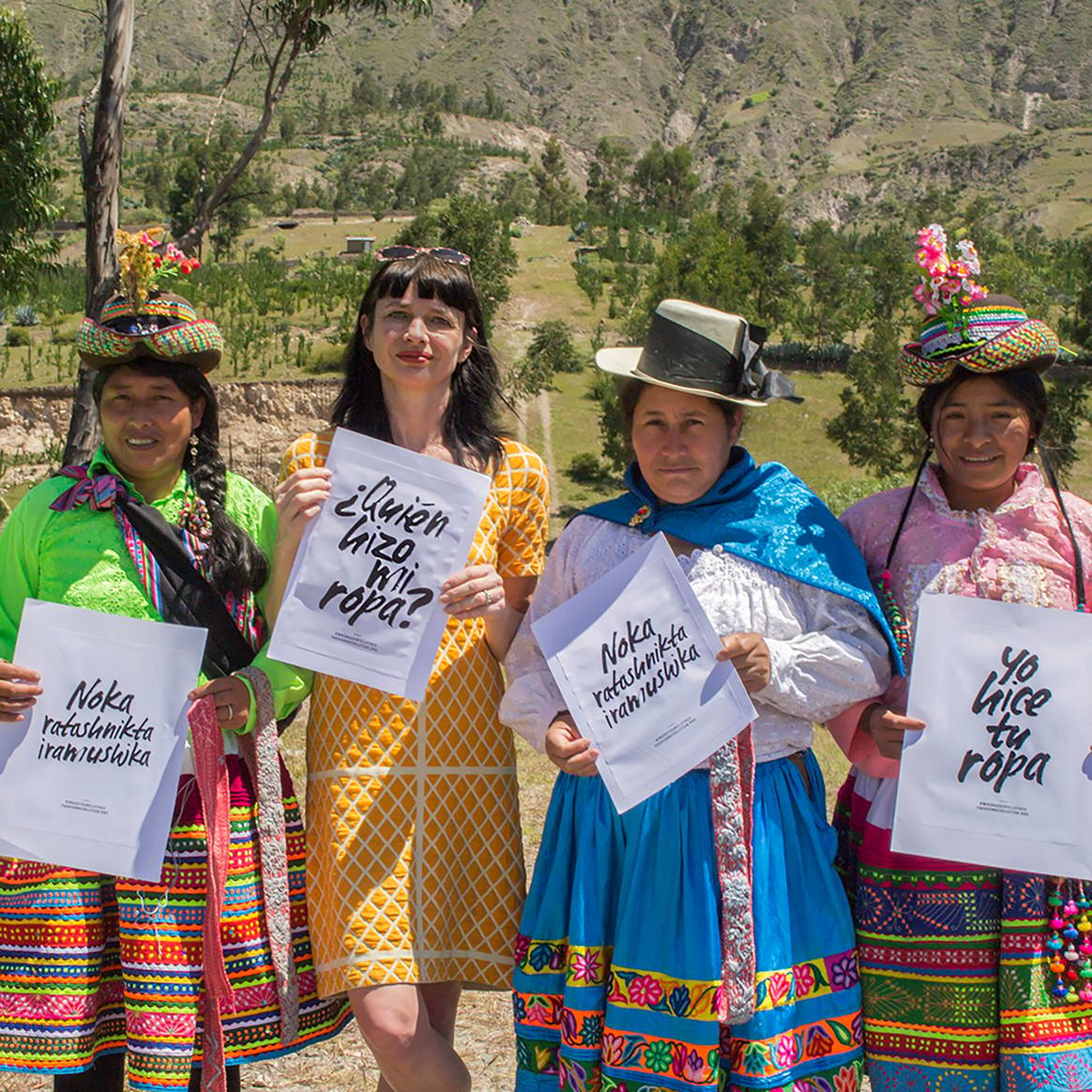 Fashion Revolution - Carry Somers en Perú.