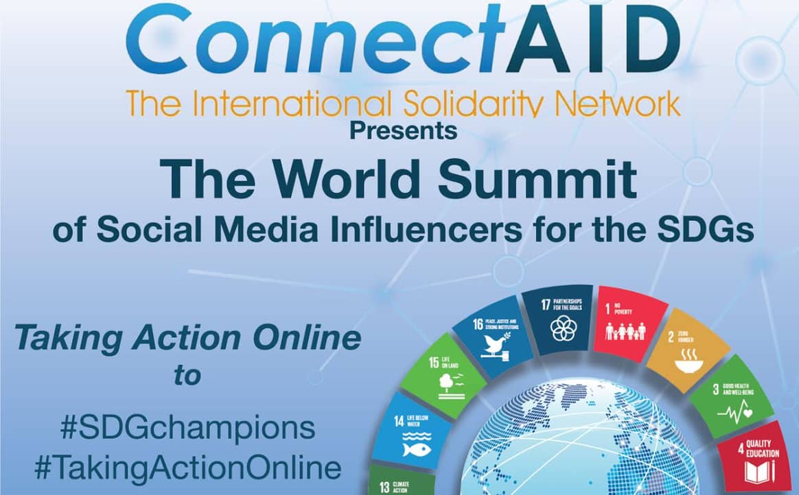 ConnectAid launches World Summit of Social Media Influencers for SDGs