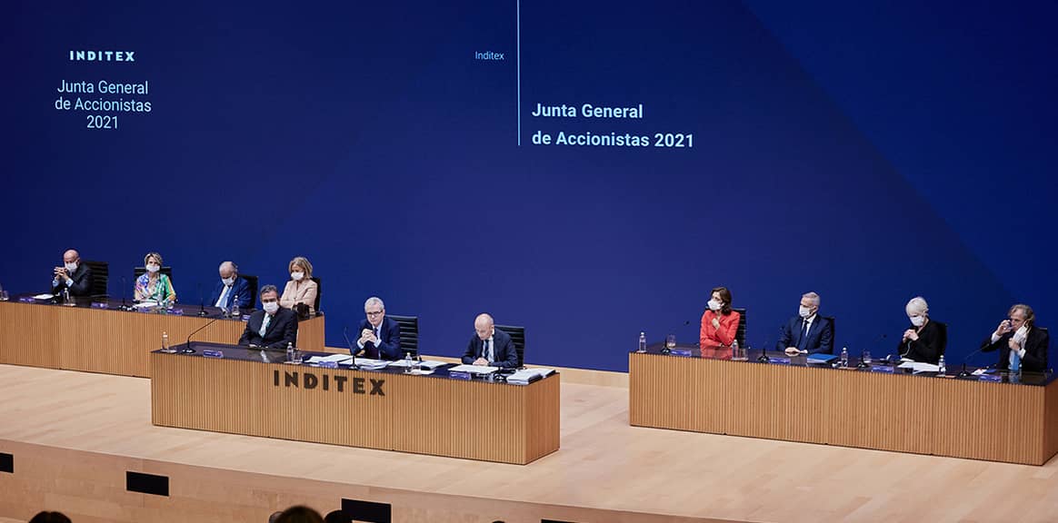 Photo Credits: Inditex, Junta General de Accionistas.
