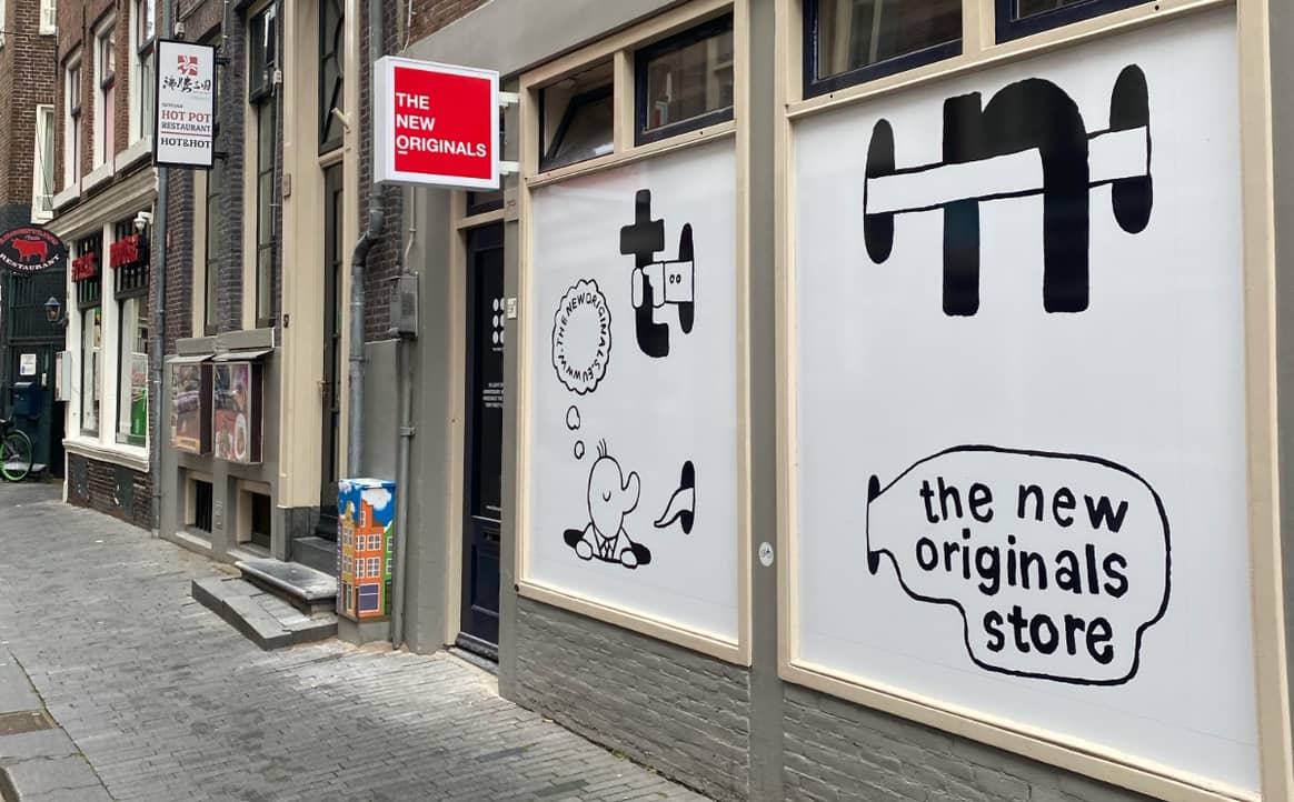 Bild: Kurz vor der Eröffnung – der erste Store von The New Originals am Zeedijk 59A in Amsterdam. Bild: TNO