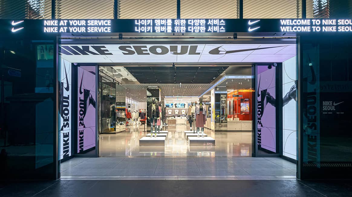 Photo Credits: Nueva tienda Nike Rise de Seúl. Nike.