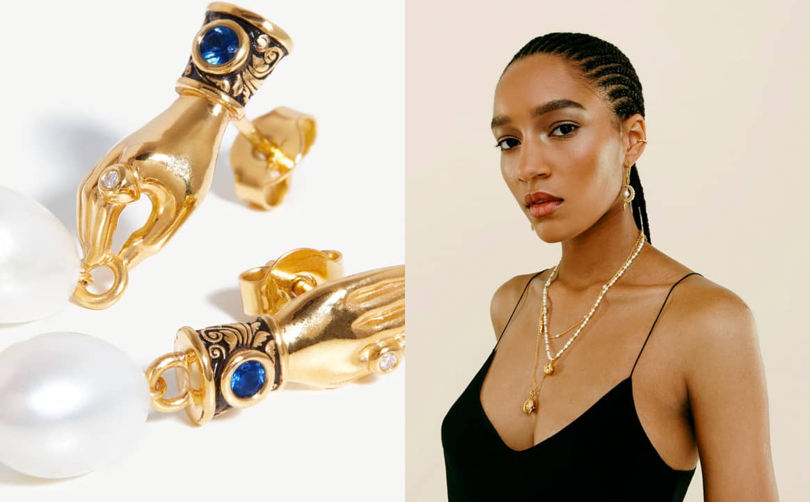 Image: courtesy of Missoma; Harris Reed x Missoma jewellery