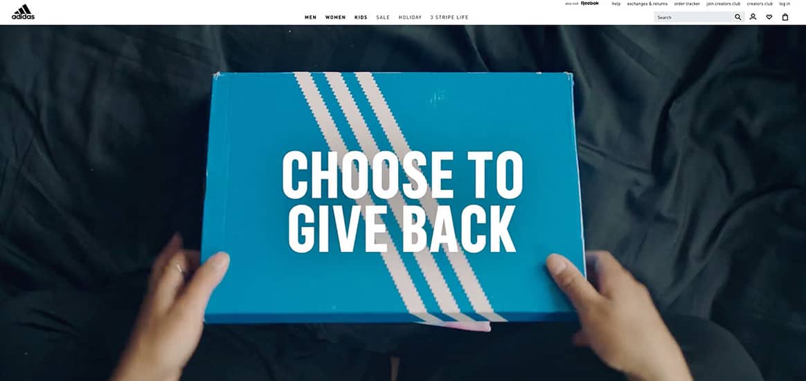 Photo Credits: Choose to Give Back, nuevo programa de reventa de Adidas. ThredUp.