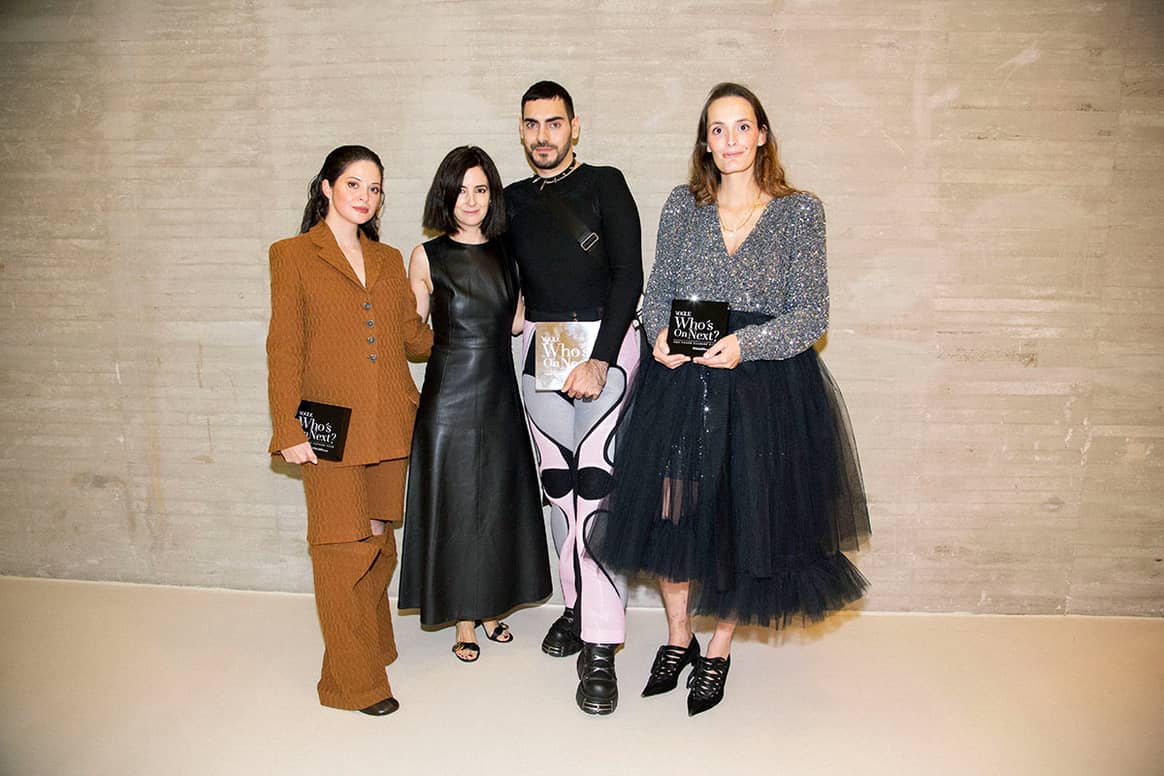 Photo Credits: Premio Vogue Who’s on Next 2021, ceremonia de entrega. Cortesía de Condé Nast.