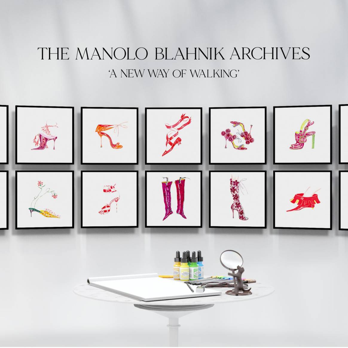 Photo Credits: The Manolo Blahnik Archives: A New Way of Walking.