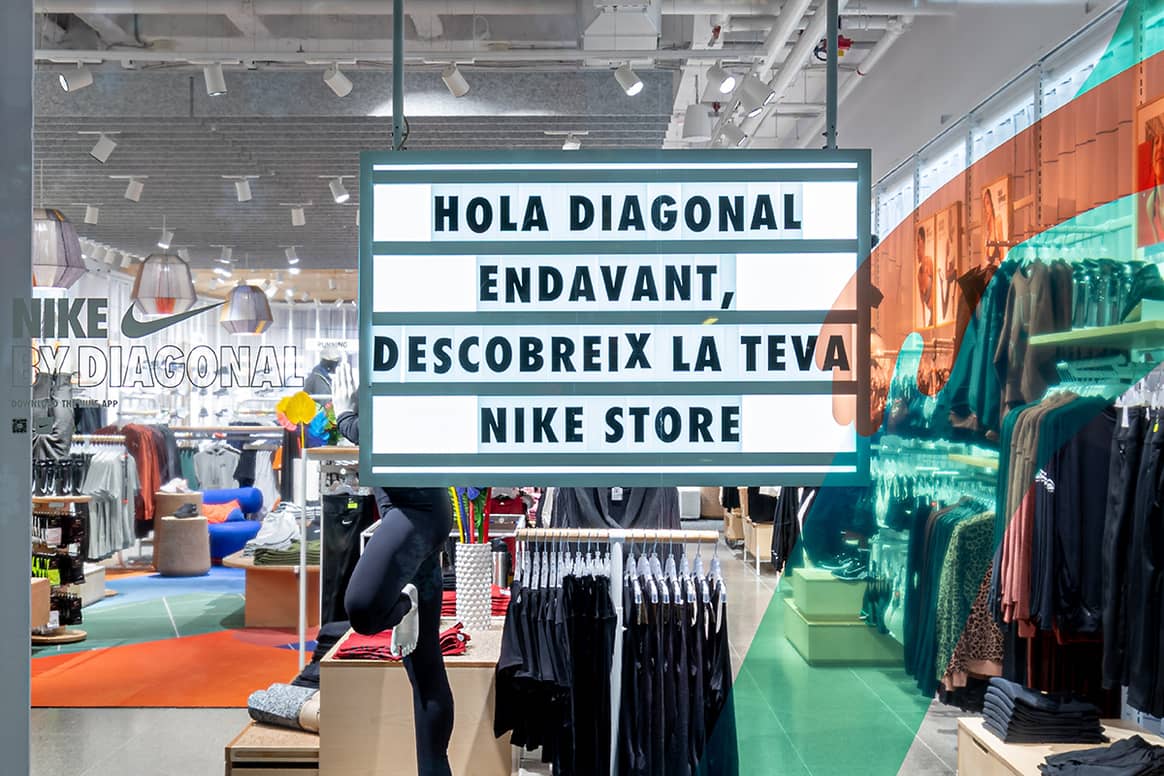 Photo Credits: Nike by Diagonal, tienda Live Store de Nike en el centro comercial L’illa Diagonal de Barcelona.