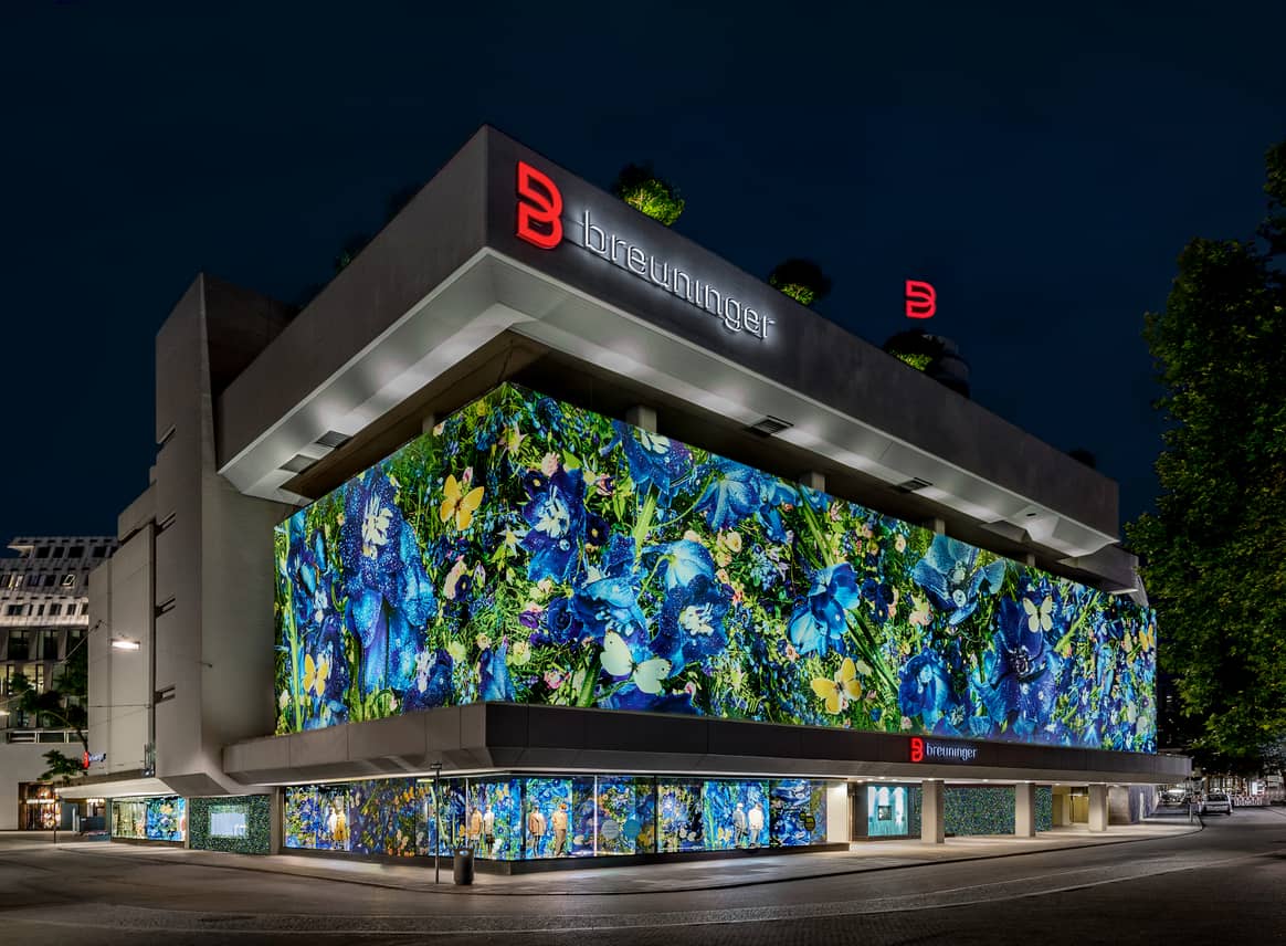 La tienda insignia de Breuninger en Stuttgart, Alemania. Imagen por cortesía de
Breuninger.