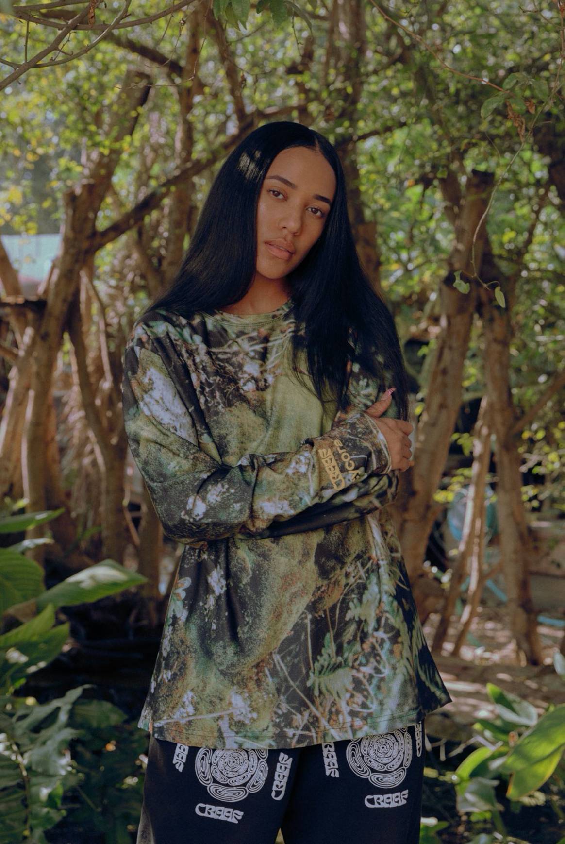 Image: Aleali May in Cycora for LA-based Come Back as a Flower autumn/winter 2020-21 collection