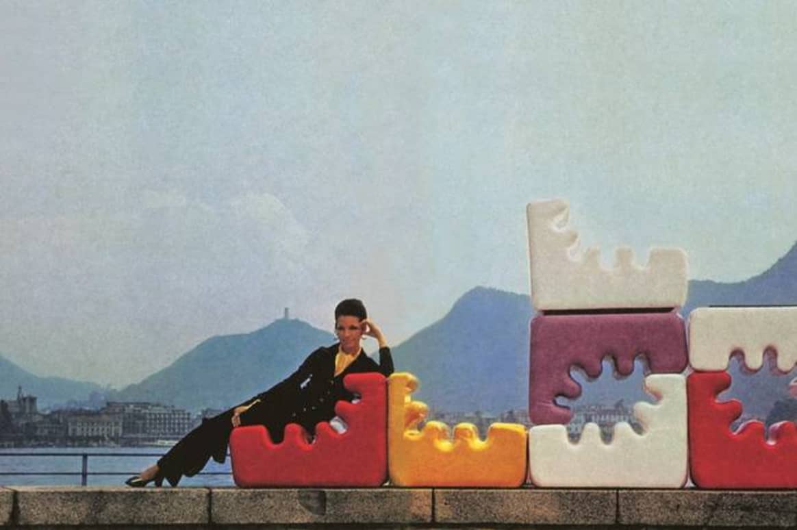 Foto: Werbeanzeige für Liisi Beckmanns Karelia-Sessel, 1969 Mit freundlicher Genehmigung von Zanotta SpA - Italy