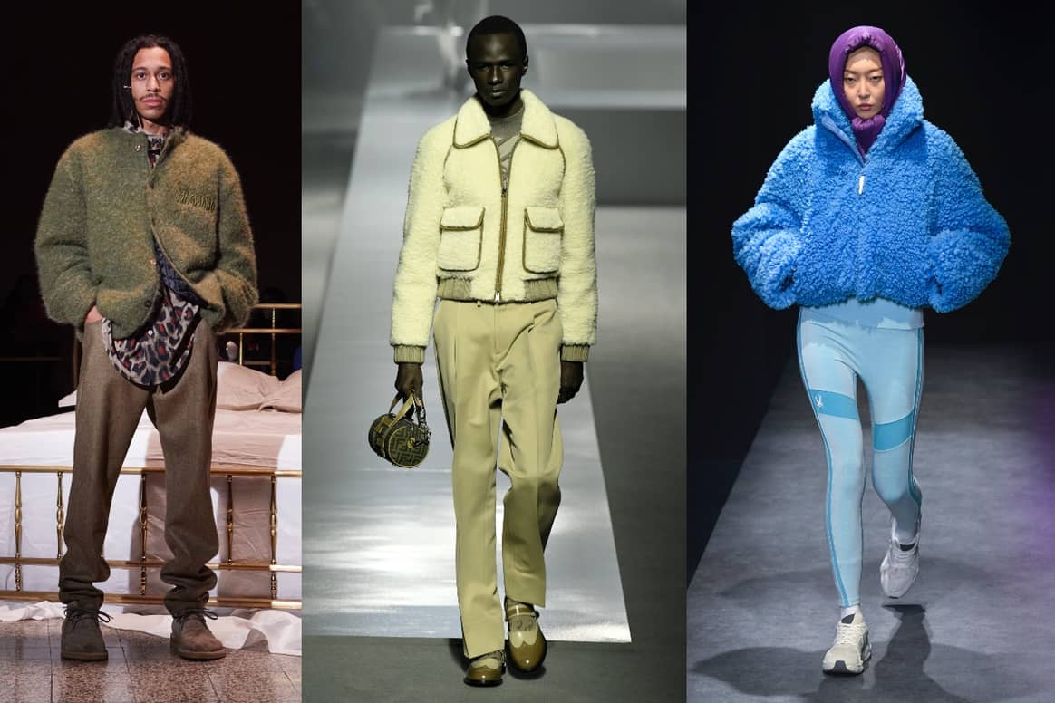 AW22 collections | Photos (from left
to right): Magliano, Fendi (via catwalkpictures) and Spyder (via
catwalkpictures)
