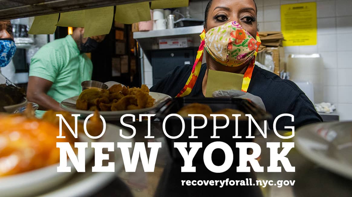 No Stopping New York. Image: Recoveryforall.nyc.gov