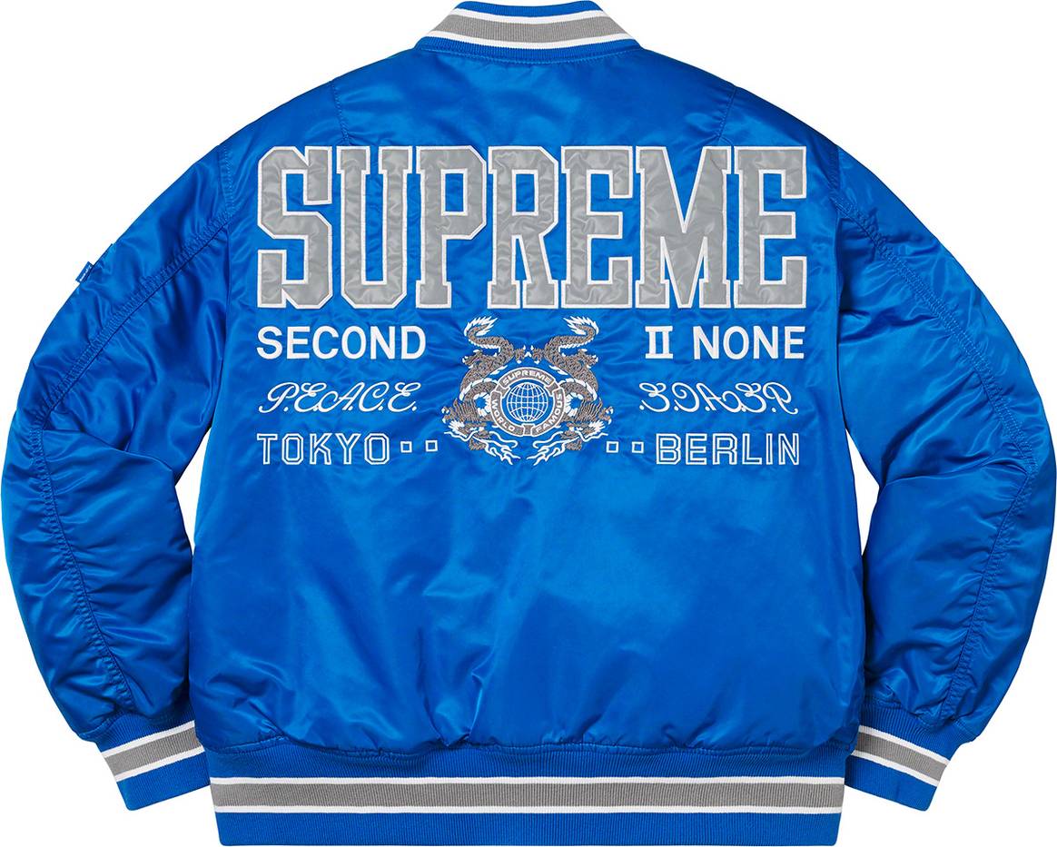 Picture: Alpha Industries and SUPREME collaboration, courtesy of the brand