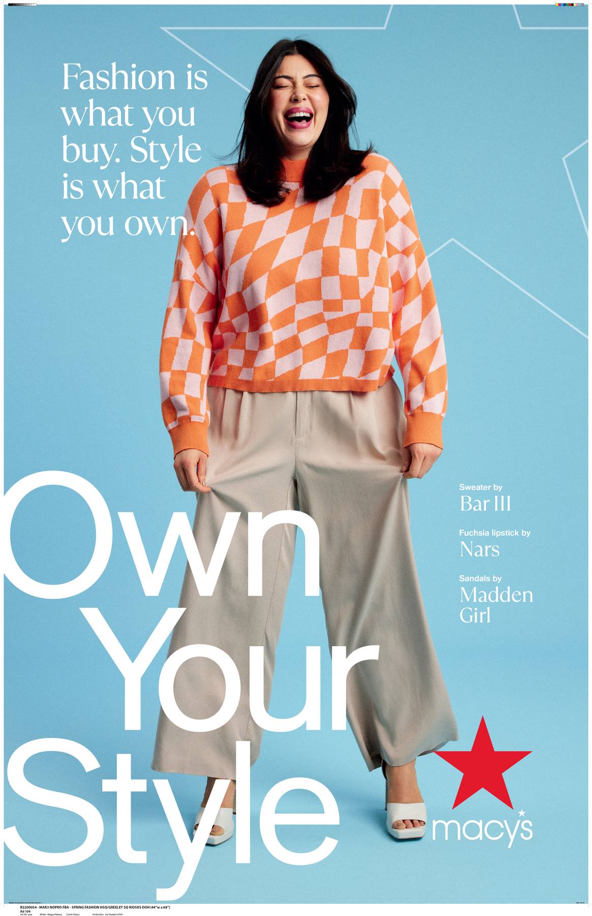 Macy's 'Own Your Style'-Kampagne. Bild: Macy's Inc. via BusinessWire