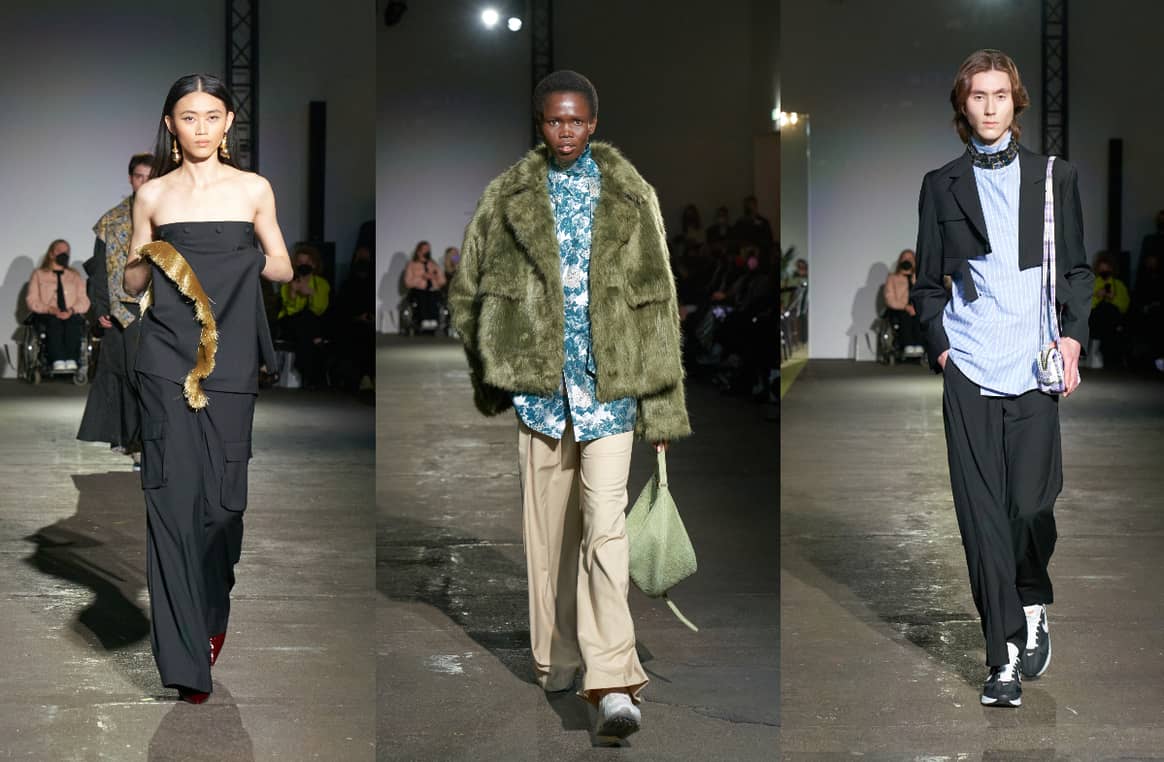 William Fan zeigt seine FW22-Kollektion bei der Berlin Fashion Week. Bild: Thomas Gothier