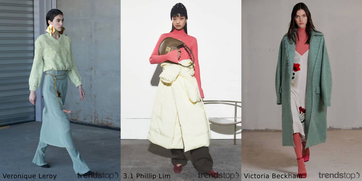 FW22 womenswear catwalk color trends