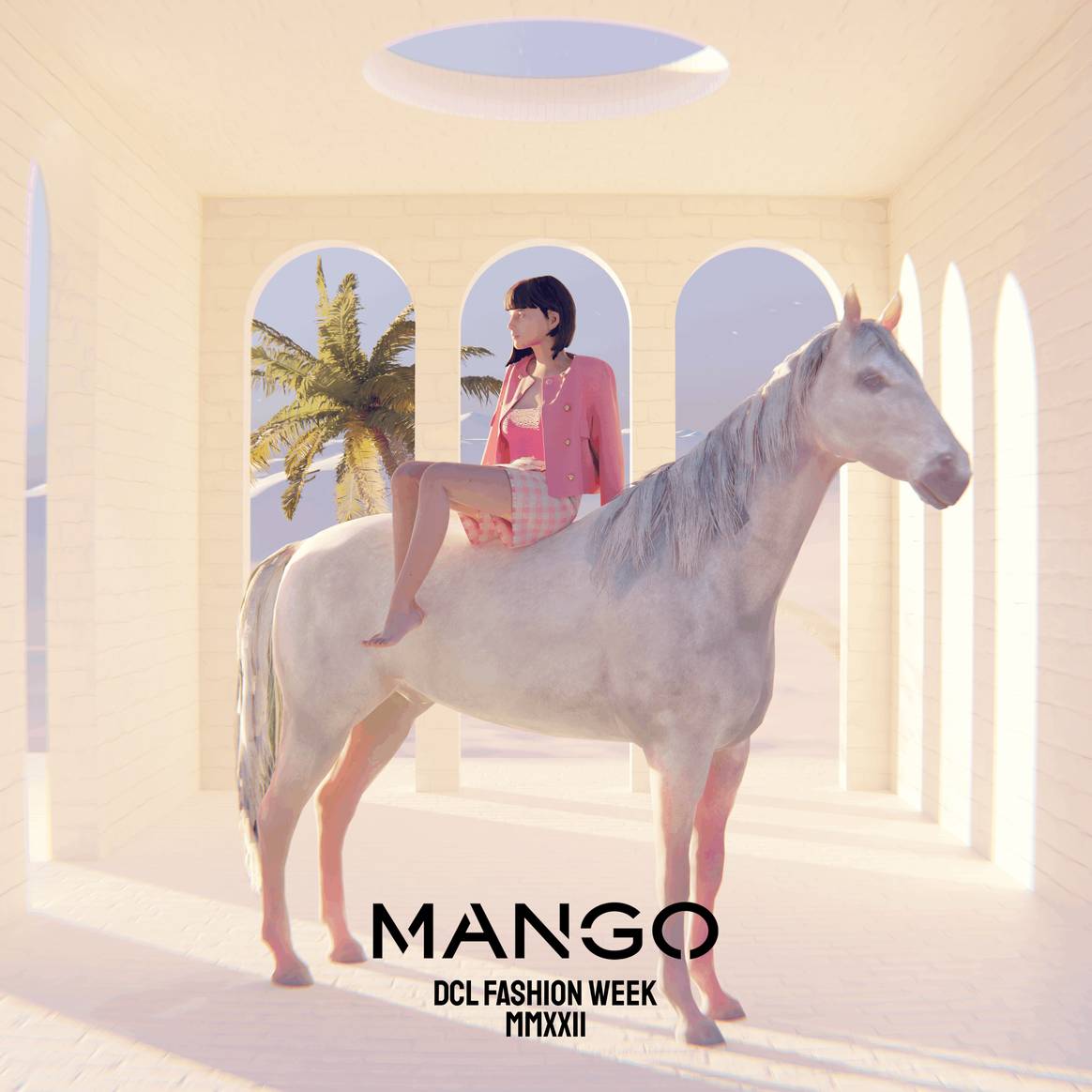 "Hanna in the Clouds", œuvre de Farkas pour Mango, image courtesy of Mango