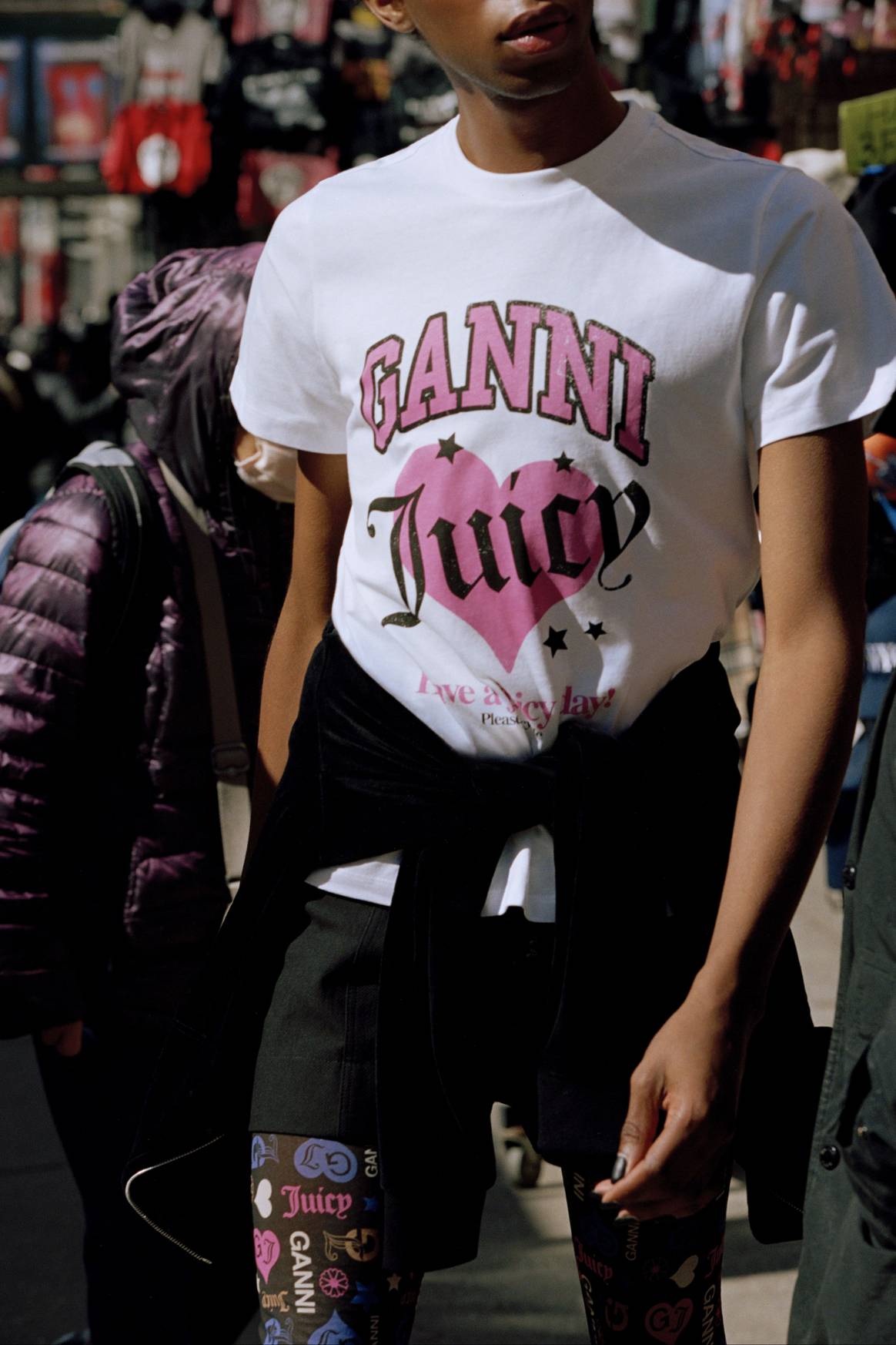 Ganni x Juicy Couture, beeld via Ganni