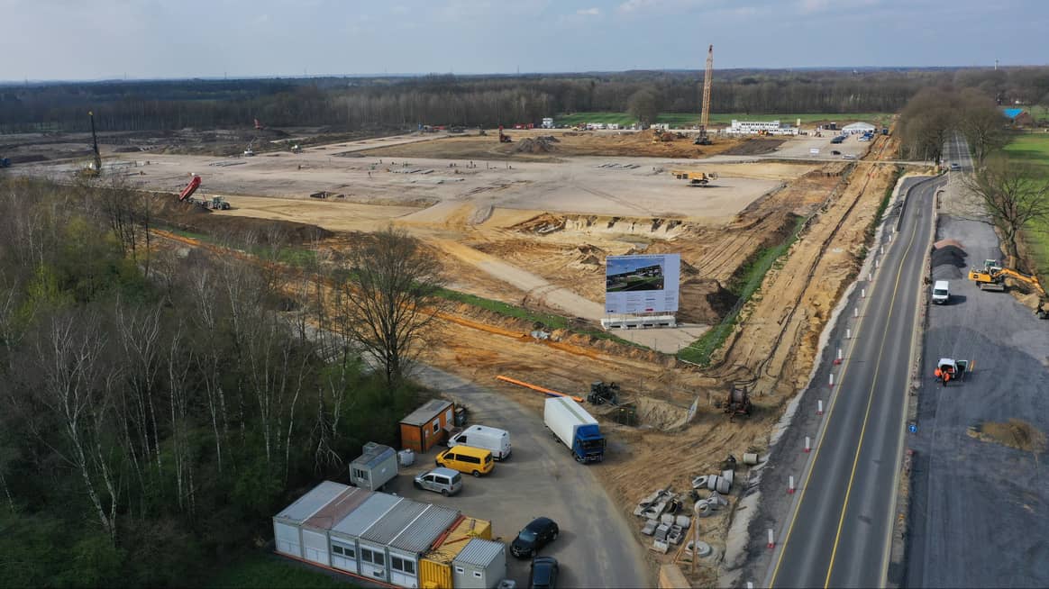 The construction site in Dorsten, Germany. Image: Levi's