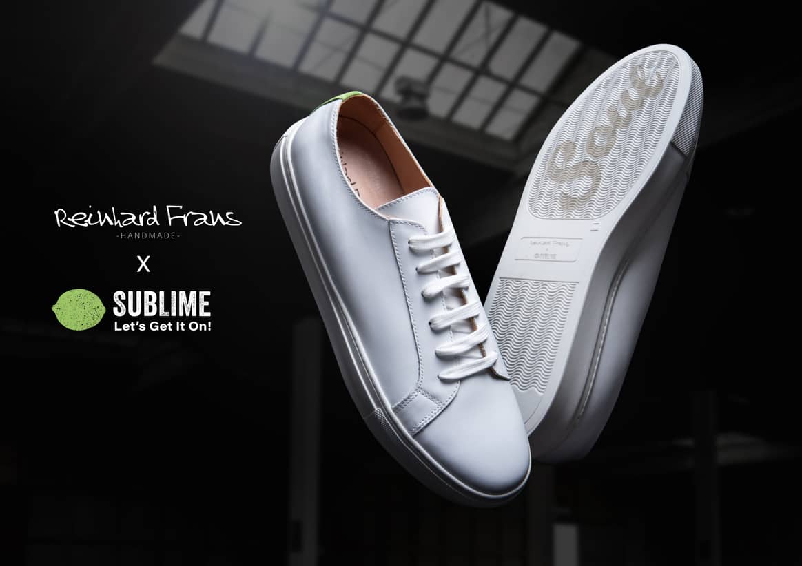 Reinhard Frans X Sublime Soul Sneaker, eigendom van het merk.