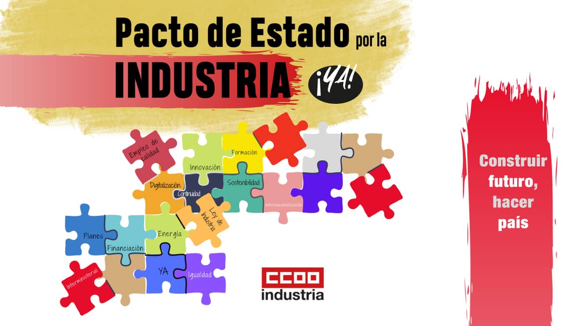 Photo Credits: Cartel de la manifestación del próximo 21 de junio de 2022 en Madrid. Comisiones Obreras de Industria.