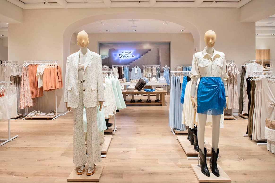 Image: Mango's new flagship store on Fifth Avenue, New York City.