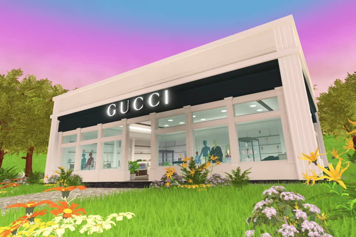 Photo Credits: Gucci Town, Gucci's permanent virtual world in
the Roblox metaverse.