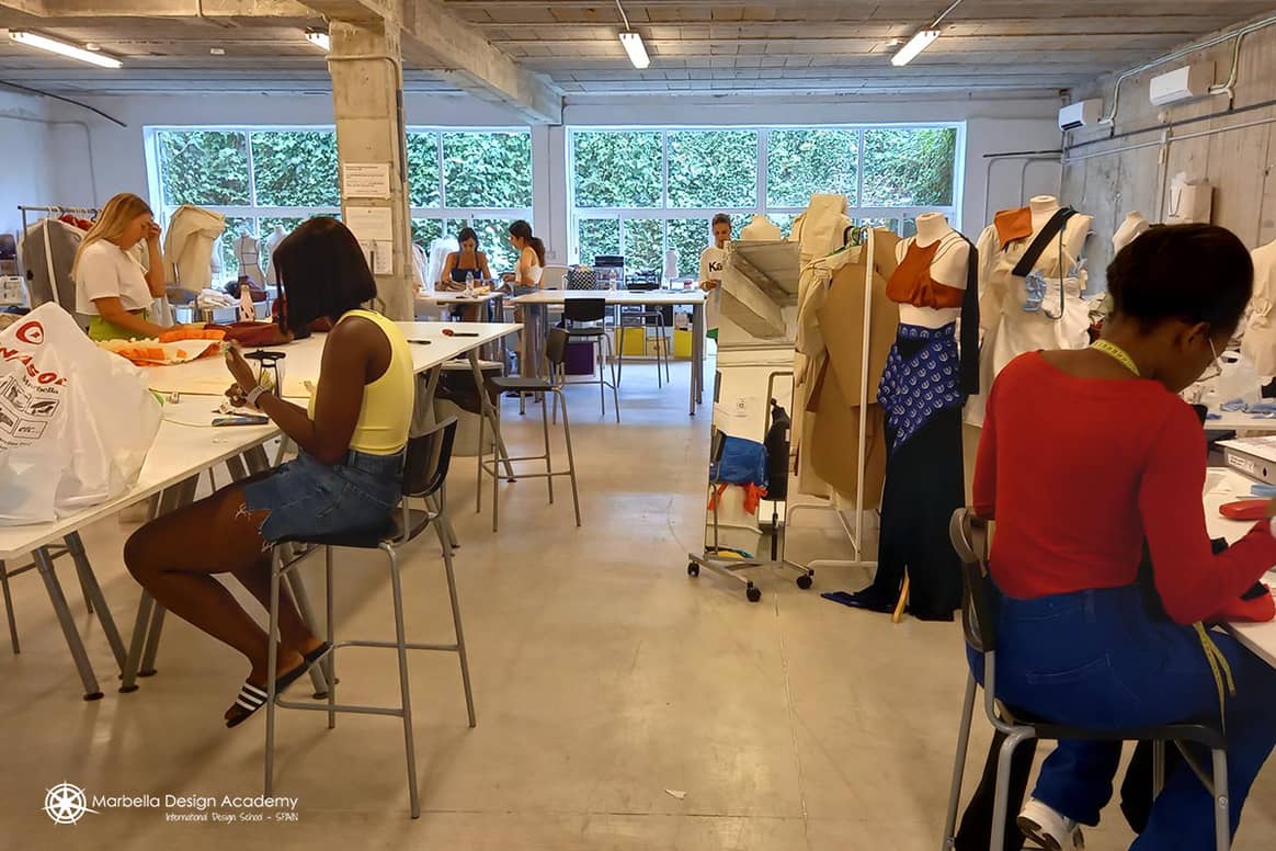 The fashion atelier at Marbella Design Academy. Image courtesy of the school.