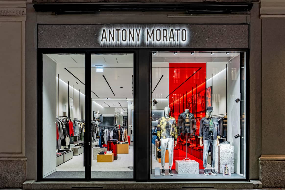 Der Mailänder Flagship-Store von Antony Morato. Bild: Antony Morato
