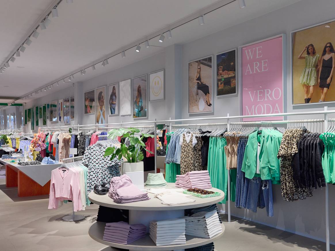 The new retail concept of Vero Moda, image via PR Bestseller