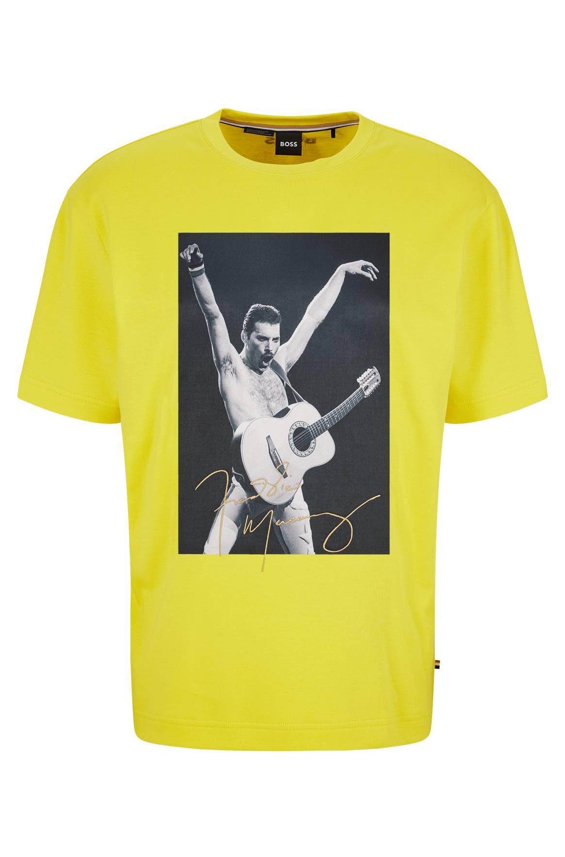 T-Shirt aus der Freddie-Mercury-Kapselkollektion. Bild: Boss