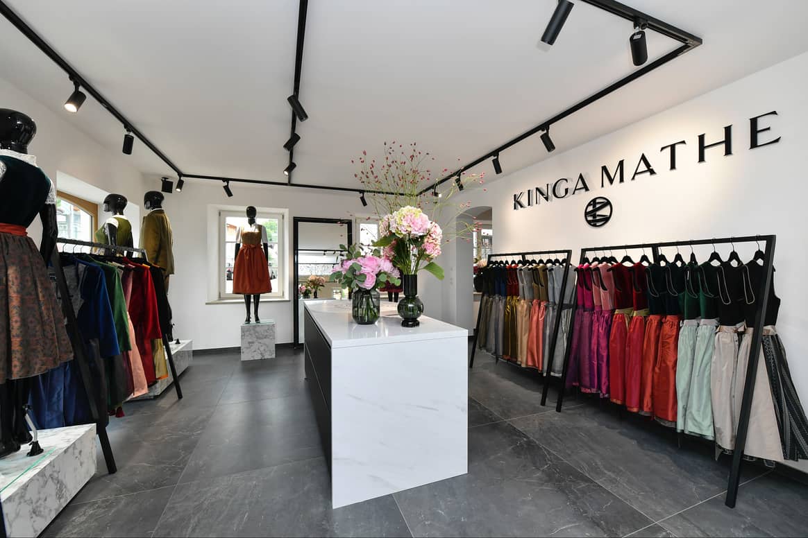 first Kinga Mathe flagship store