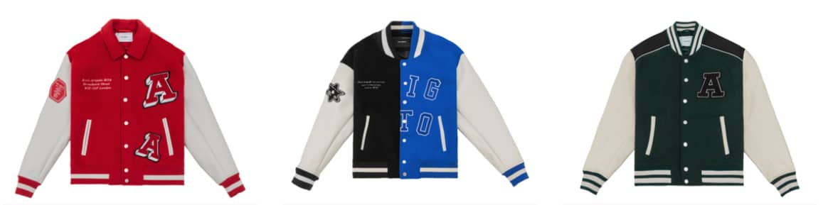 Axel Arigato legt die College Varsity Jacke für FW22 neu auf