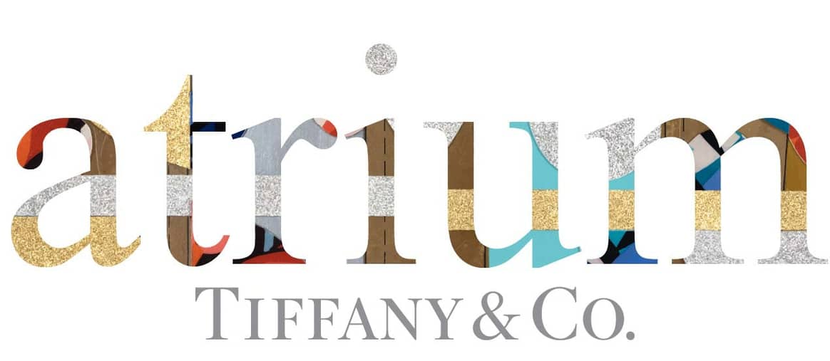 Imagen: Tiffany & Co. Logo de Derrick Adams Atrium