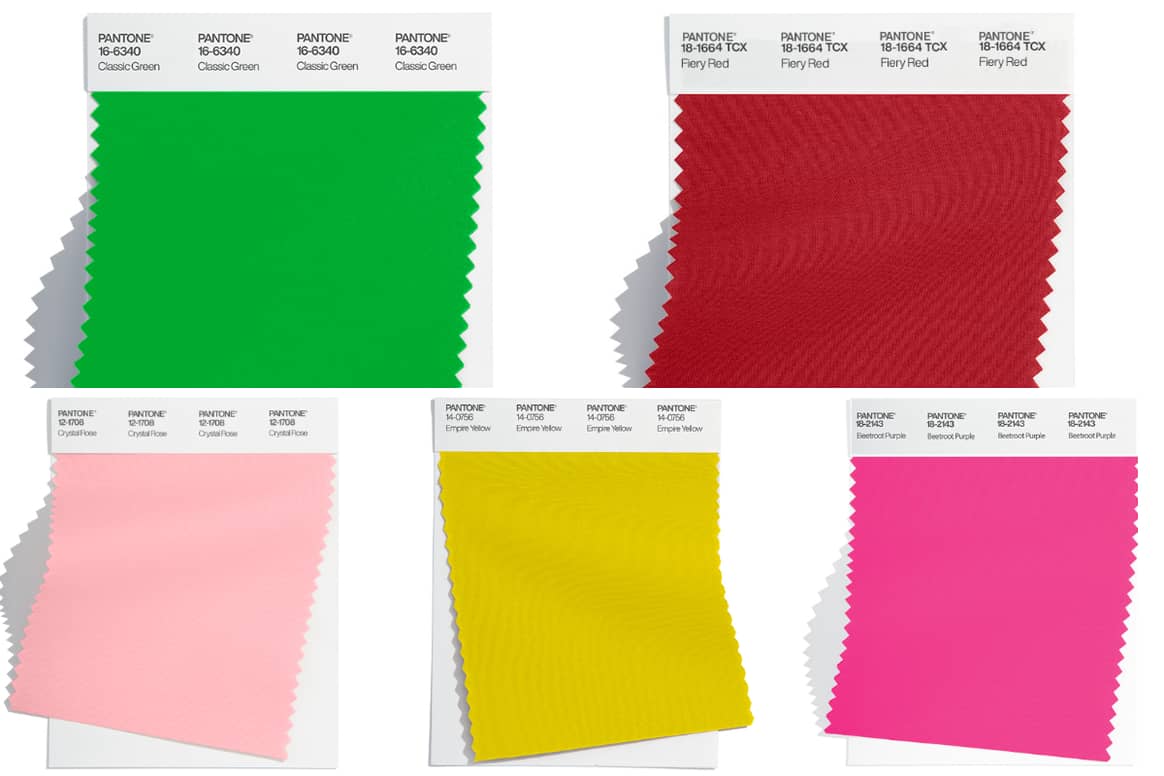 Image: Pantone Fashion Colour Trend Report SS23 for NYFW