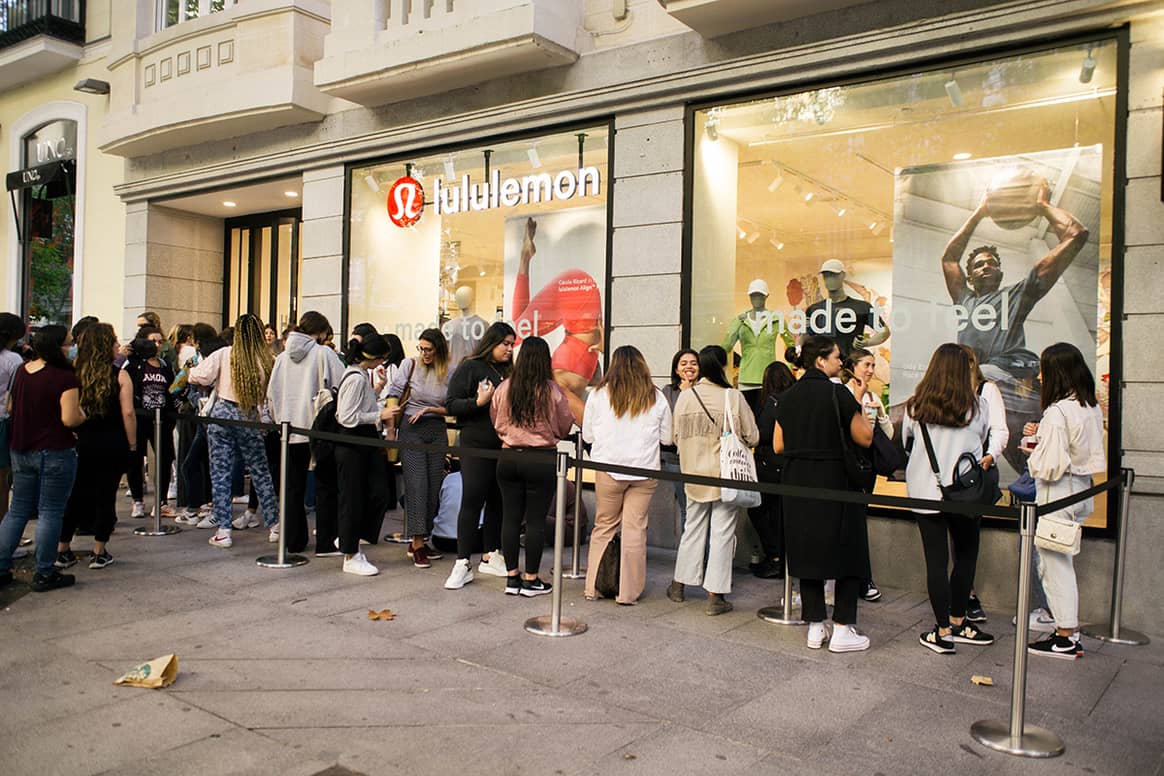 Photo Credits: Nueva tienda de Lululemon en el número 40 de la calle de Serrano de Madrid. Fotografía de cortesía.