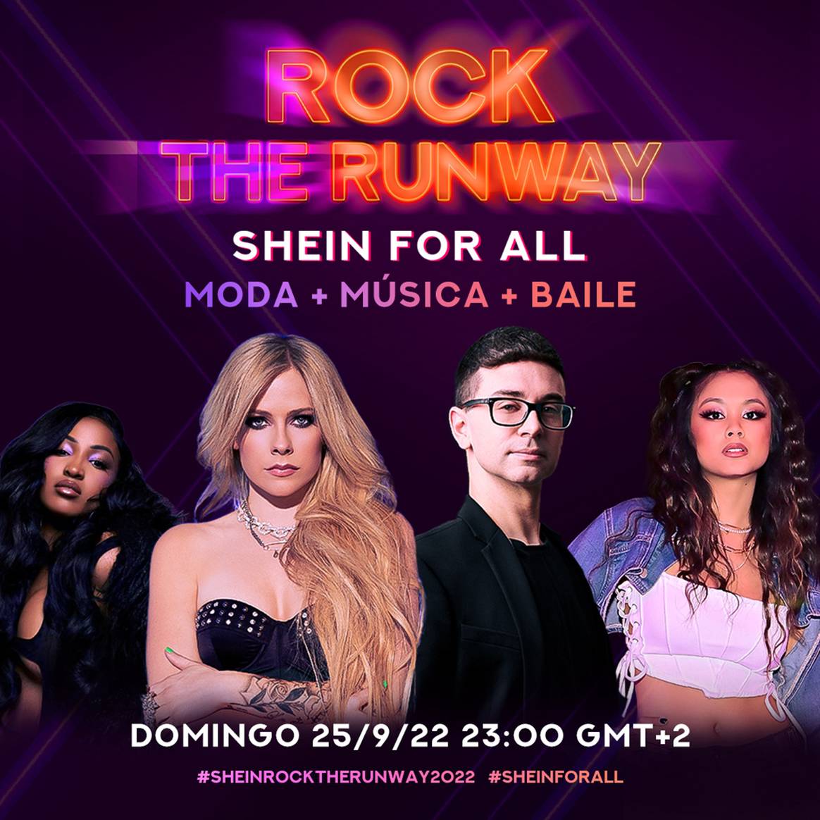 Photo Credits: Cartel promocional del evento “Rock The Runway” de Shein. Shein, página oficial de Facebook.