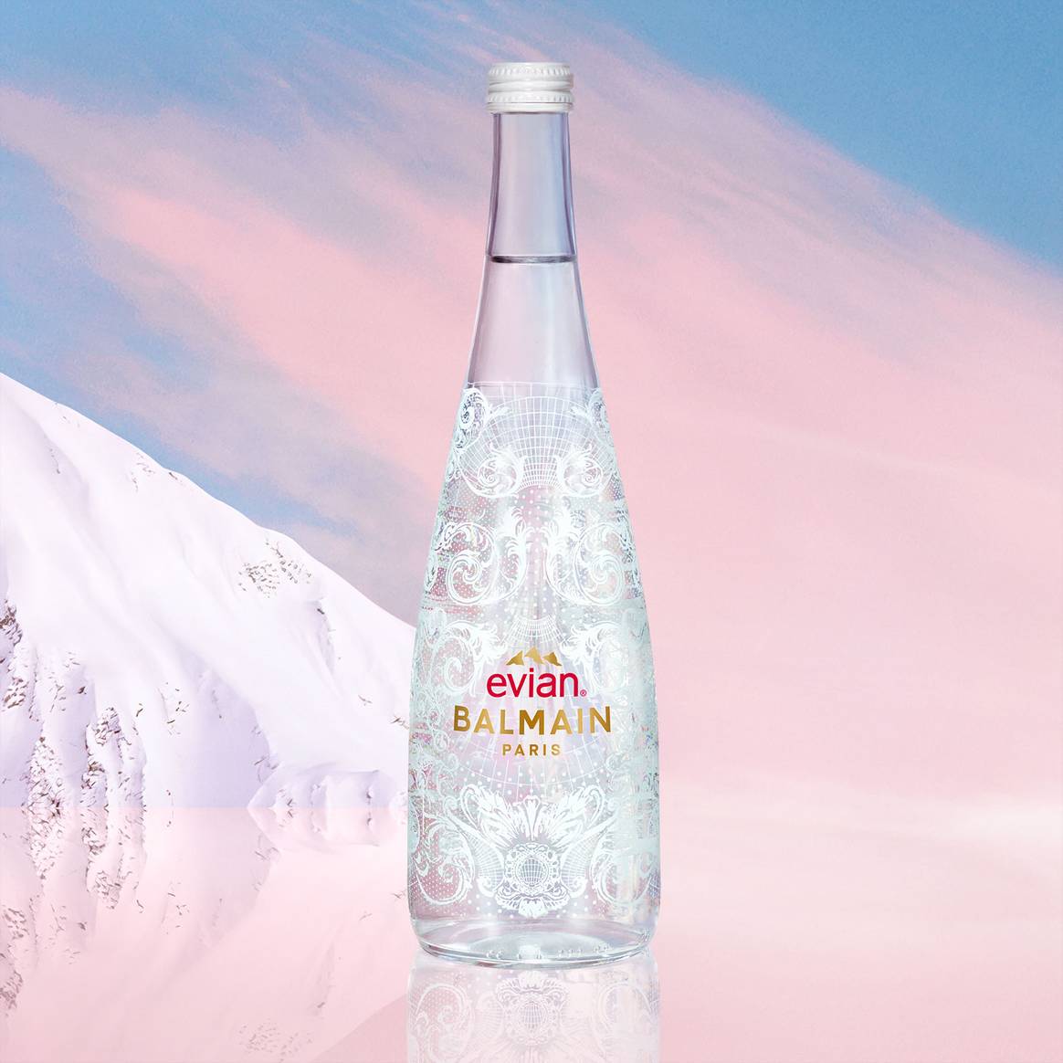 Notre eau minérale evian au format 75cL en verre - Evian